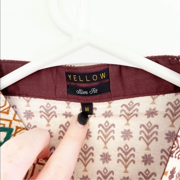 PANJABI YELLOW Mens Slim Fit Kurta - Picture 5 of 8